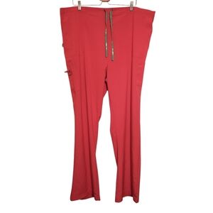 Carhardtt | Women's Berry Pink Drawstring Medical Scrubs Pants (3XL Tall)